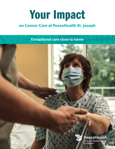 Your impact on Cancer Care at Peacehealth St. Joseph