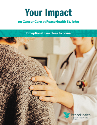 Your impact on Cancer Care at PeaceHealth St John