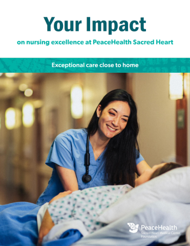 Cover of Sacred Heart Nursing Excellence impact report