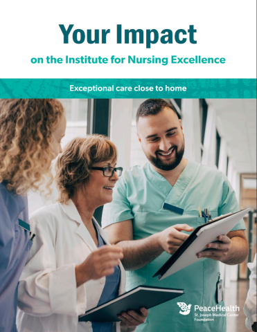 St Joseph Nursing impact report cover