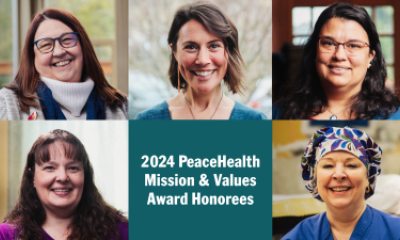 PeaceHealth Mission and Values Award Honorees