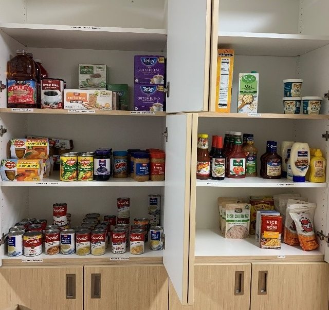 Non-Perishable Foods in the St. Joseph Dove Pantry