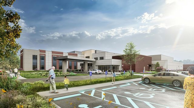 PeaceHealth and Lifepoint Rehabilitation facility rendering