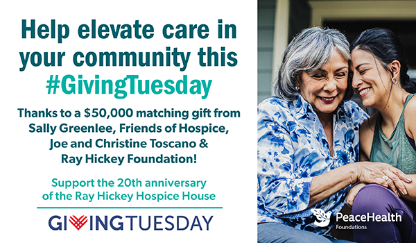 Help elevate care in your community this giving tuesday