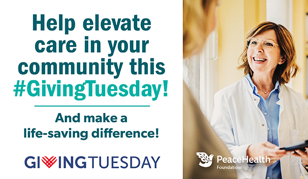 Help elevate care in your community this giving tuesday